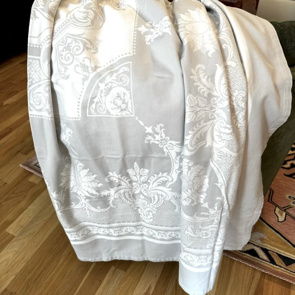 GARNIER-THIEBAUT france 100% COTON-COTTON BAUMWOLLE Tablecloth 74”